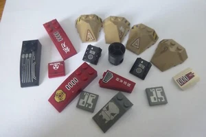 Lego selection of stickered parts from Exo Force sets 8102, 7704, 7711 x 16pcs - Picture 1 of 1