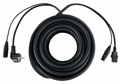 PRONOMIC Cable híbrido cable combinado fuente de alimentación señal contacto de protección aparato frío XLR 20 M