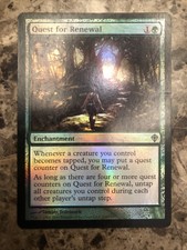 Quest for Renewal - *Foil* Moderately Played MTG Worldwake Magic The Gathering