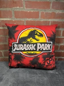 Vintage 1992 90er Original Jurassic Park Kissen selten Dinosaurier Film 15" x 15" - Bild 1 von 3