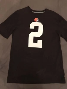 Nike Johnny Manziel Cleveland Browns Football Jersey Tshirt NFL Money D3 Aggies - Picture 1 of 3