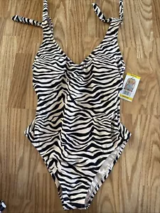 Social Standard by Sanctuary Women's Tie Knot Strap One Piece Swimsuit Size M - Picture 1 of 4