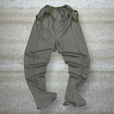 Vintage 90s Military Waders Mens XL Green 100% Polyvinyl Chloride Waterproof  - Image 1 of 4