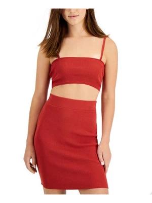 BAR III женщин оранжевый укороченный спагетти ремень квадратный вырез Майка XL - Изображение 1 из 4