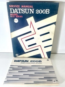 Datsun 200B 810 Series Service & Owners Manual Original Set - FREE TRACKED POST! - Bild 1 von 11