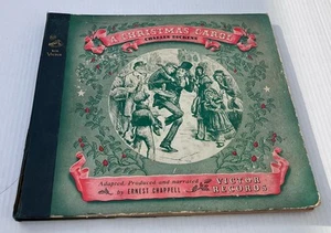 Victor Records A Christmas Carol Charles Dickens Ernest Chappell 4 LP Set Vinyl - Picture 1 of 8