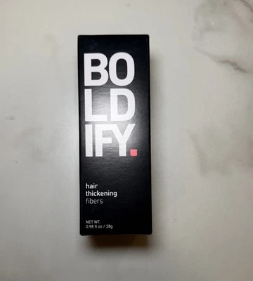Fibras capilares BOLDIFY (28 g) rellenan cabello fino y adelgazado para un negro instantáneo Foto 1 de 4