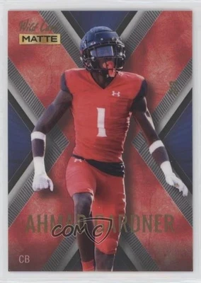 2022 Matte SP Exclusive X-Plode Football Blue/Red /3 Ahmad Gardner Rookie RC - Image 1 of 2