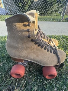 Patines Riedell Super X 4R de colección agarre seguro gamuza talla 7 130L - Imagen 1 de 10