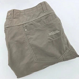 Kuhl Liberator Convertible Pants Mens 34x32 Hiking Zip Off Stealth Tan *Flaw - Picture 1 of 8