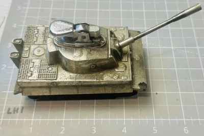 Encendedor de mesa de centro vintage alemán Tiger Tank años 60 70 Japón Foto 1 de 4
