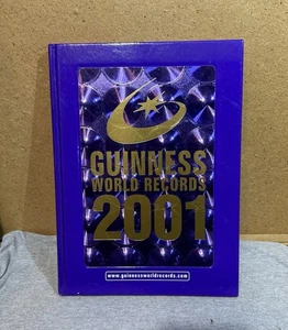 GUINNESS BOOK OF WORLD RECORDS 2001 HARDCOVER BOOK 288 PAGES - Picture 1 of 7