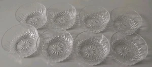 Set Of 8 Arcoroc Starburst Small Bowls - Picture 1 of 6