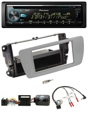 Pioneer DAB Lenkrad CD USB Bluetooth Autoradio für Seat Ibiza dublingrau - Bild 1 von 4