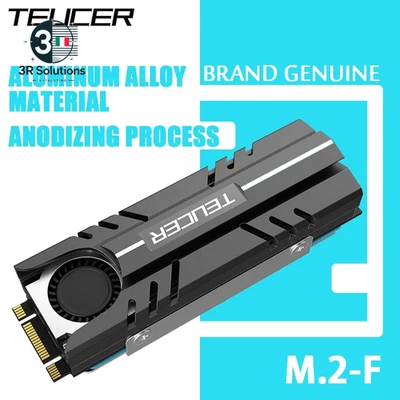 TEUCER M.2 SSD Nvme Dissipatore Di Calore 2280 Disco a Stato Solido Circolazione - Immagine 1 di 4