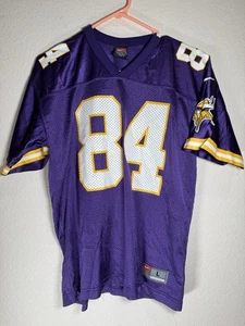 Camiseta De Colección Nike Team Minnesota Vikings #84 Randy Moss Swoosh Distressed Youth L  - Imagen 1 de 4