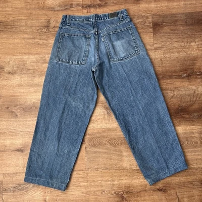 Vtg 90s Y2K Levi’s Silver Tab Denim Jeans Baggy Fit 31x28 Dated 2001 Blue D16 - Image 1 of 4