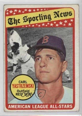 1969 Topps The Sporting News All Star Selection Carl Yastrzemski Nellie Fox HOF - Image 1 of 2