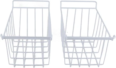Organizzatore Di Cestini per Congelatore, 2Pcs Frigorifero Cestini in Metallo, G - Immagine 1 di 4