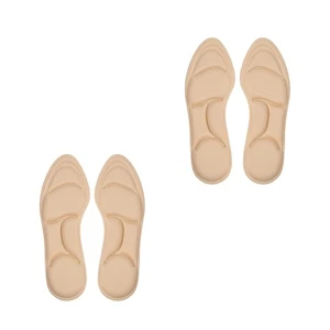 2 pares de plantillas cómodas para aliviar el dolor de pies deportes para mujer masaje cómodo - Imagen 1 de 11