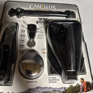 CAMILLUS Survival Pack 5 PC 18" Folding Shovel/Saw/ Pick Knife Multi Tool + More - Picture 1 of 3