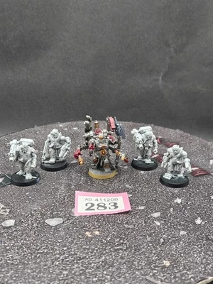 Techmarine +  4x Servitors [#283] Grey Knights Warhammer 40k - Image 1 of 4