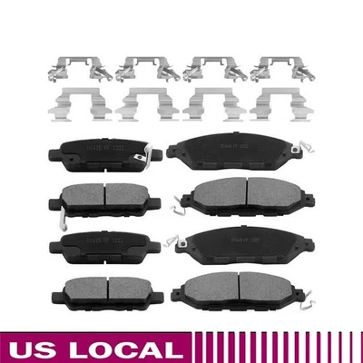 Front Rear Ceramic Brake Pad for 2015-2018 Nissan Murano 2013-2017 Pathfinder G4 - Image 1 of 4
