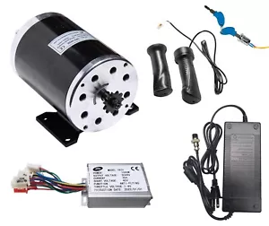 Electric Scooter Motor MY1020 1000W 48V+speed control+keylock+Throttle+charger - Picture 1 of 19