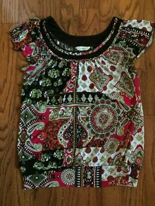 SPEECHLESS BLUSE DAMEN mehrfarbig hell Paisleymuster, Gr. L, Flatterärmel - Bild 1 von 7