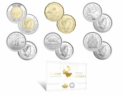 2020 Canada Brilliant Uncirculated set - IN STOCK - all the traditional designs - Image 1 of 4