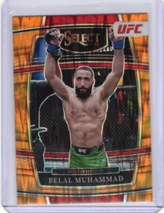 Belal Muhammad 2022 Panini Select UFC # 96 Orange Flash - Bild 1 von 2