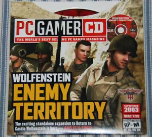 PC Gamer Magazine Demo CD - Septiembre 2003 - Wolfenstein Enemy Territory - Imagen 1 de 2