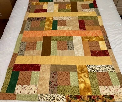 Edredón reversible moderno hecho a mano 42” X 56”, manta contemporánea decoración de habitación boho Foto 1 de 4