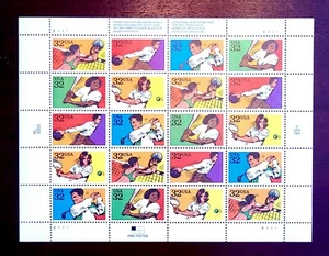 1995 Sheet of 20, 2965a! Mint MNH US Stamps! Recreational Sports Golf VF! BV $20 - Picture 1 of 2
