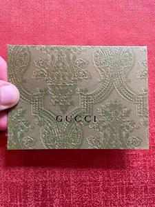 GUCCI Kartenetui / Geschenkumschlag, neu. original, unbenutzt, grün - Bild 1 von 3