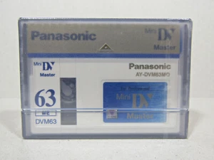 Cassette de video digital Panasonic DVM63 AY-DVM63PQ Mini DV NUEVO Y SELLADO - Imagen 1 de 4