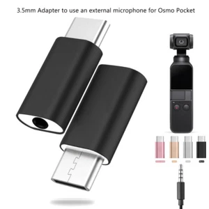 🄰 For DJI Osmo Pocket For External Microphone Type C To USB C Audio Adapter 🄰 - Photo 1 sur 11