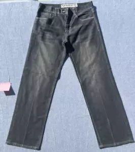 Jeans vintage Avirex uomo 32X32 larghi gamba larga skate grunge ricamati anni 80/90 - Foto 1 di 14