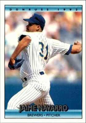 1992 Donruss Jaime Navarro Milwaukee Brewers #705 - Image 1 of 2