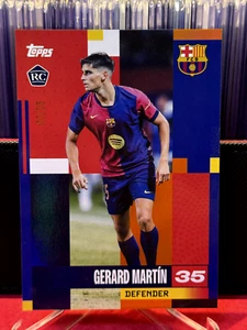 2024-25 Topps Barcelona Official Team Set Gerard Martin Orange 07/25 RC SPAIN - Picture 1 of 2