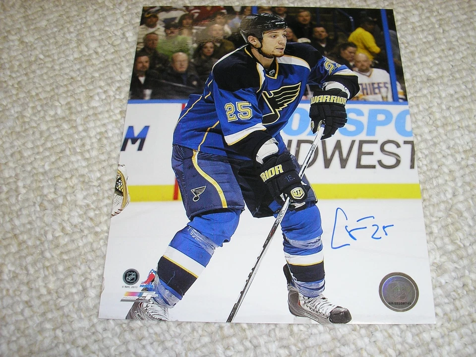Foto autografiada de 8x10 de St. Louis Blues-Chris Stewart Foto 1 de 1