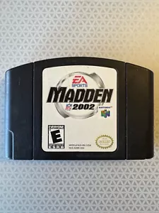 N64 Madden 2002 (Nintendo 64) - CLEANED & TESTED - Cartridge Only - Picture 1 of 3