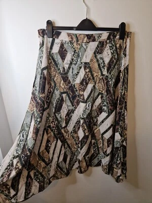 H&M Snake Print Skirt Size 18 - Image 1 of 4