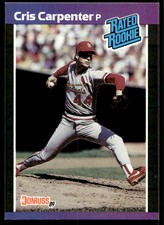 1989 Donruss 39 Cris Carpenter St. Louis Cardinals Rated Rookie