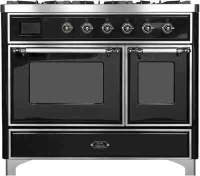 Ilve Majestic II Collection UMD10FDNS3/BKC 40 Inch Freestanding Dual Fuel Range - Image 1 of 4