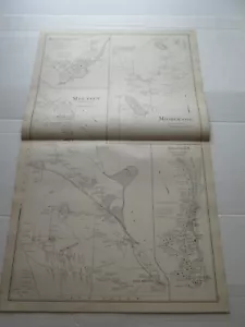 ;1892 NEW HAMPSHIRE ANTICA MAPPA, MILTON & PO.s, MIDDLETON, SALMON FALLS, BARRIN+ - Foto 1 di 6