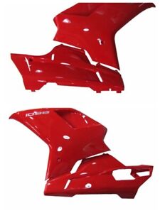 Red Left + Right Part Batwing Fairing Bodywork For Ducati 1098 2007-2011