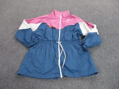 Chaqueta Nike Adulto M Azul Rosa Icono Choque Atlético Pista Retro CJ2046 Mujer Foto 1 de 4
