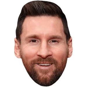 Lionel Messi (Smile) Celebrity Mask, Flat Card Face, Fancy Dress Mask - Picture 1 of 5