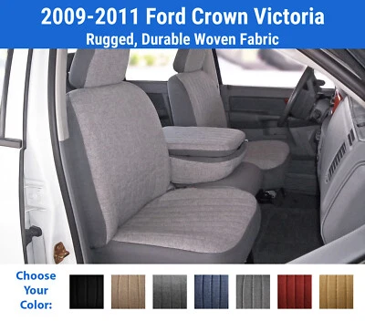 Fundas de asiento Duramax Tweed para Ford Crown Victoria 2009-2011 Foto 1 de 4